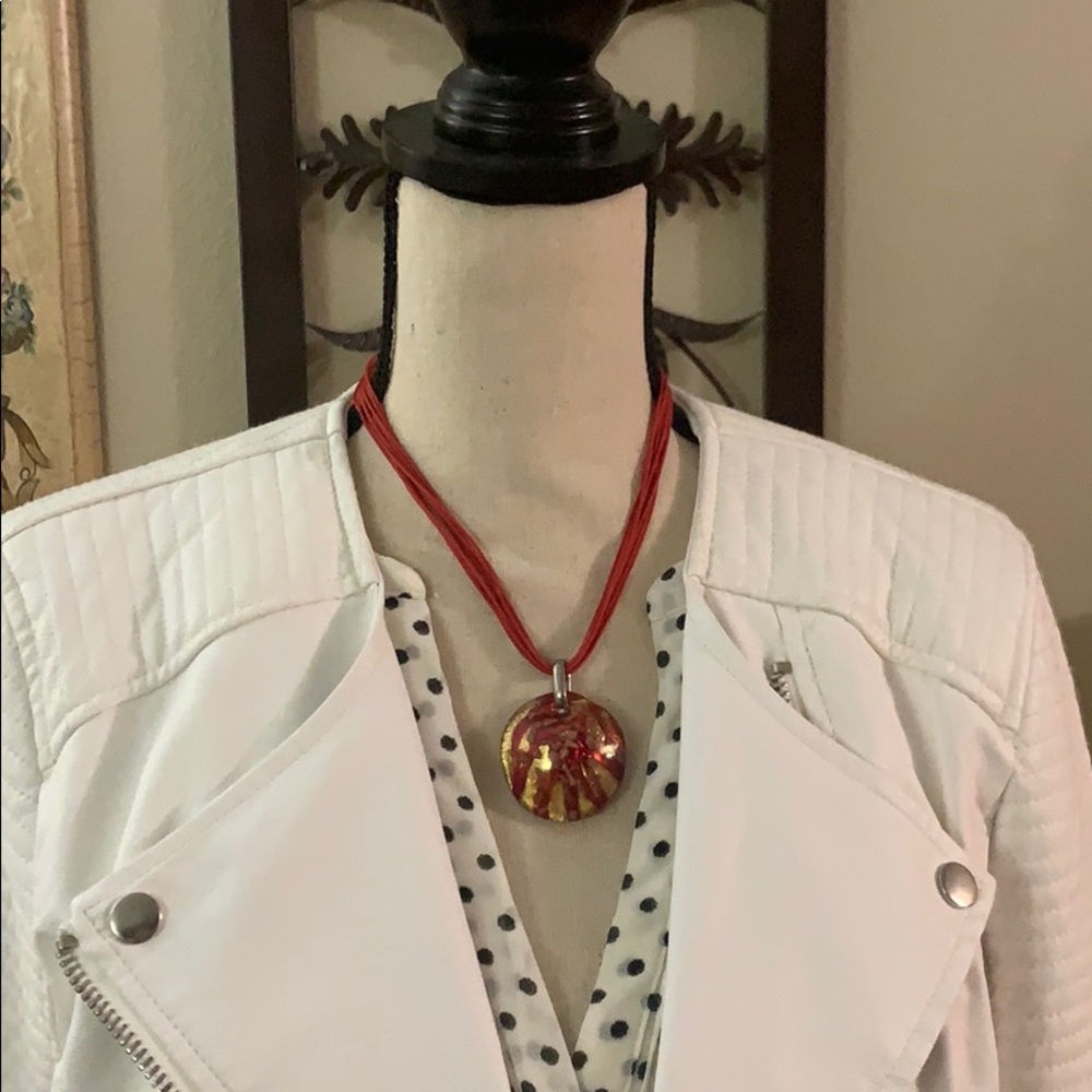 Murano Glass Pendant Necklace